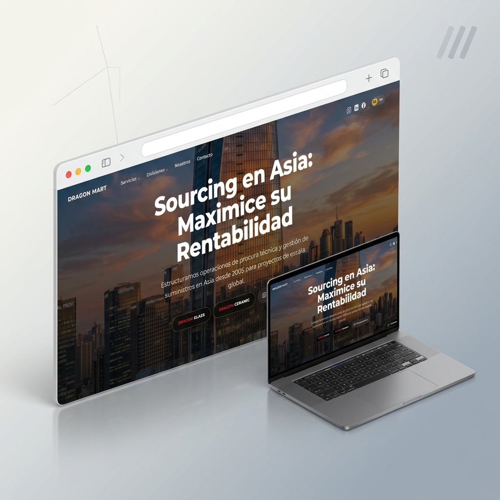 Dragonmart — captura de la plataforma de sourcing internacional